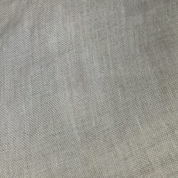 Talbots Women's Beige 100% Pure Irish Linen Cropped Flowy Lagenlook 6P - Picture 4 of 6